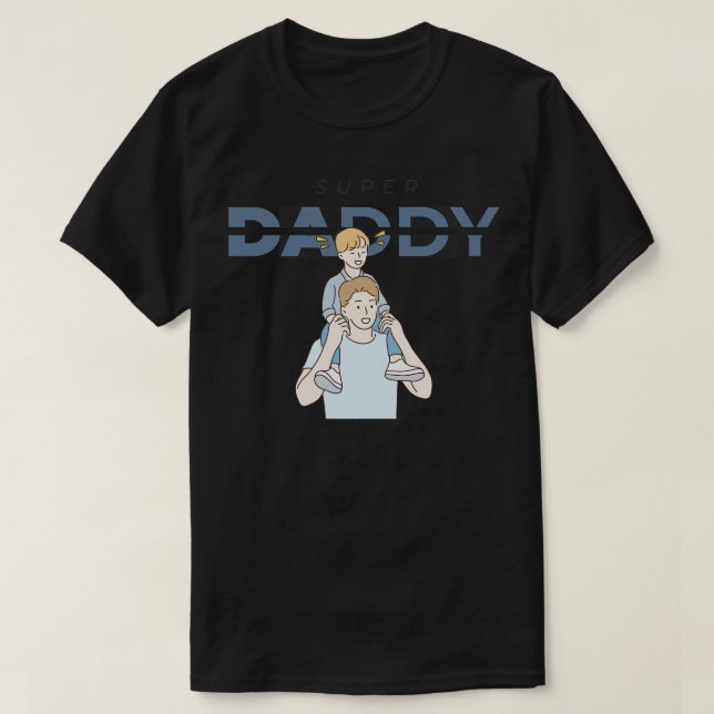 T-shirt Super papa 2 (Design devant)