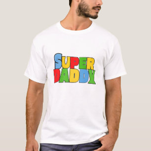 T-shirt Super papa couleurs super cool