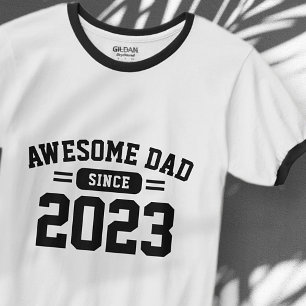 T-shirt Super papa depuis XX Athlétique Fête des pères mod
