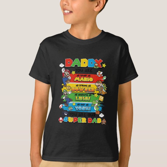 T-shirt Super Papa Hommage (Devant)