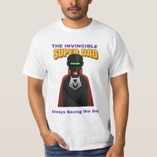 T-shirt super papa invincible : fête des pères 2024