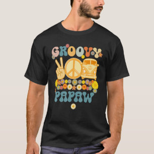 T-shirt Super Papaw Retro Matching Famille Baby shower gra