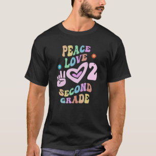 T-shirt Super Peace Love 2E NIVEAU Professeur Little Miss