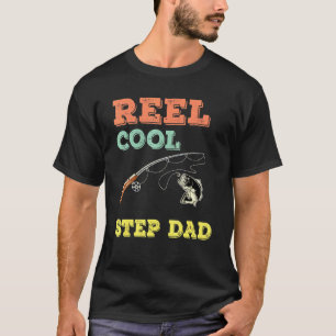 T-shirt Super Poisson Drôle Papa Pêche Beau-père Bass