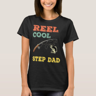 T-shirt Super Poisson Drôle Papa Pêche Beau-Père Bass Pêch