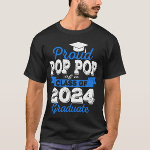 T-shirt Super Pop Pop Pop de 2025 Graduate Graduate Fa