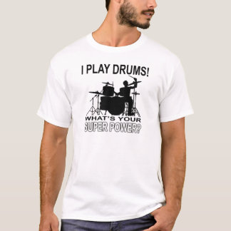 T-shirt Super pouvoir - blanc