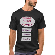 T-Shirt Super Pouvoirs Dyslexiques