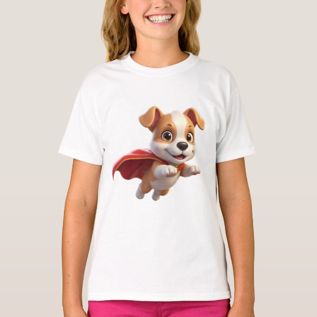 T-shirt Super Puppy 3D (Devant)