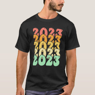 T-shirt Super Retro Bonne année 2023 Nouvel An Eve Pa