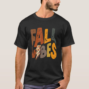 T-shirt Super Retro Hello Vibes Automne Éclair Bolt Autum