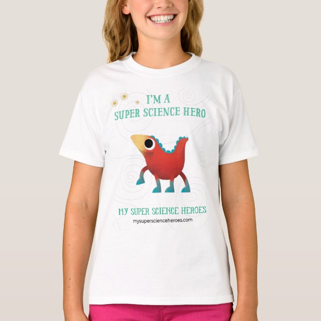 T-shirt Super Science Girl MrO (Devant)