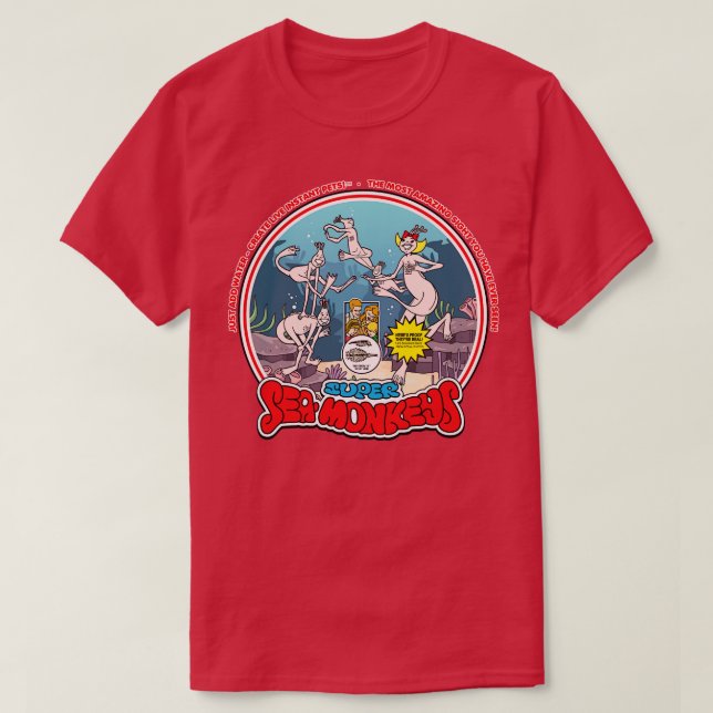 T-shirt Super Sea Monkeys (Design devant)