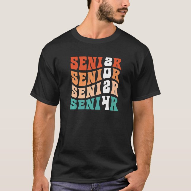 T-shirt Super Senior 2024 Graduation Ma Dernière première  (Devant)