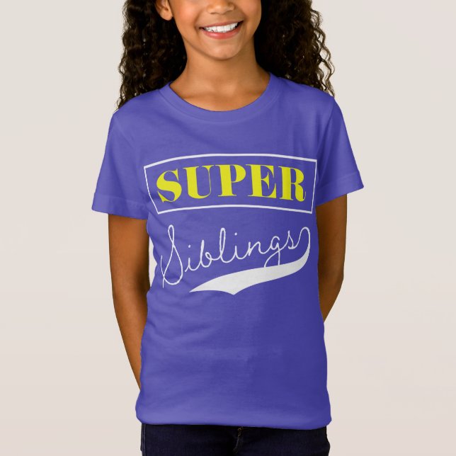 T-Shirt Super sibling (Devant)