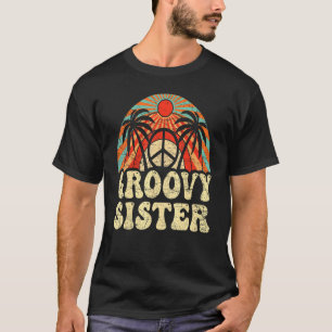 T-shirt Super soeur les années 70 Nostalgie esthétique des