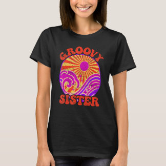 T-shirt Super soeur les années 70 Nostalgie esthétique des