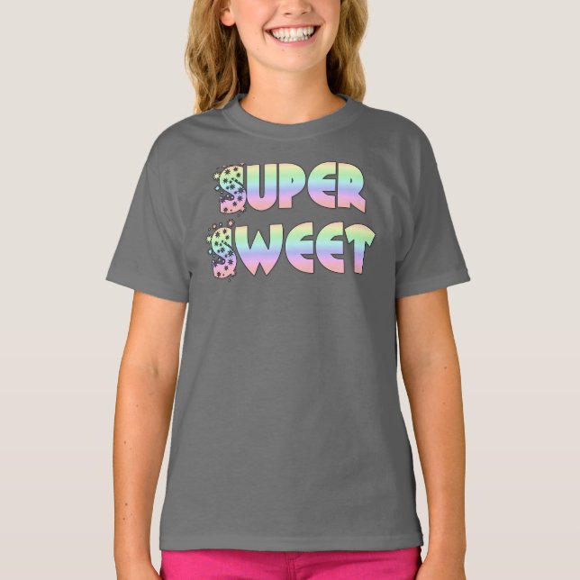 T-shirt Super, sucré, chemise, à vendre ! (Devant)