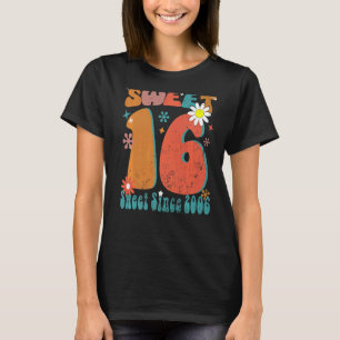 T-shirt Super Sweet 16 Anniversaire Fille Seize Seizième B
