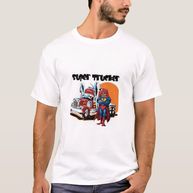 T-shirt Super Trucker (Devant)