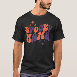 T-shirt super une éffrayante maman désordre bun femmes sor