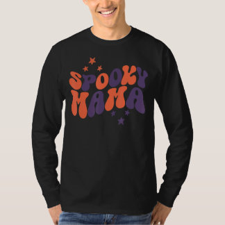 T-shirt super une éffrayante maman désordre bun femmes sor