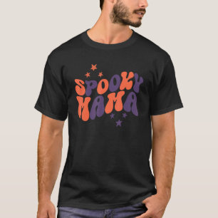 T-shirt super une éffrayante maman désordre bun femmes sor