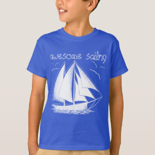 T-shirt Super voilier ! nautique, vintage, personnalisé