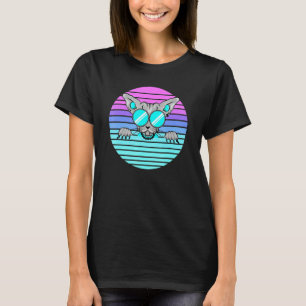 T-shirt Superbe Chat Égyptien Rétro Coucher de Soleil 1