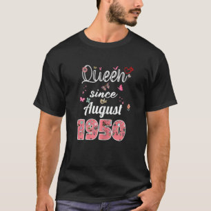 T-shirt Superbe depuis août 1950 Fleurs 1950 Août Birt