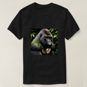 T-shirt Superbe Gorille Argent - Jungle King