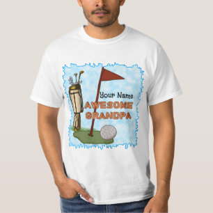T-shirt Superbe Grandpa Golf