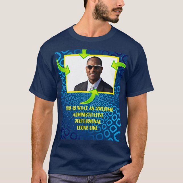 T-shirt Superbe photo personnalisée de professionnel(le) a (Devant)