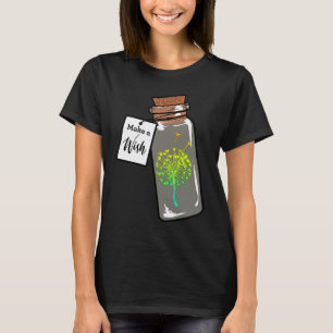 T-shirt Superbe pissenlit en bouteille, pour souhaiter, pi