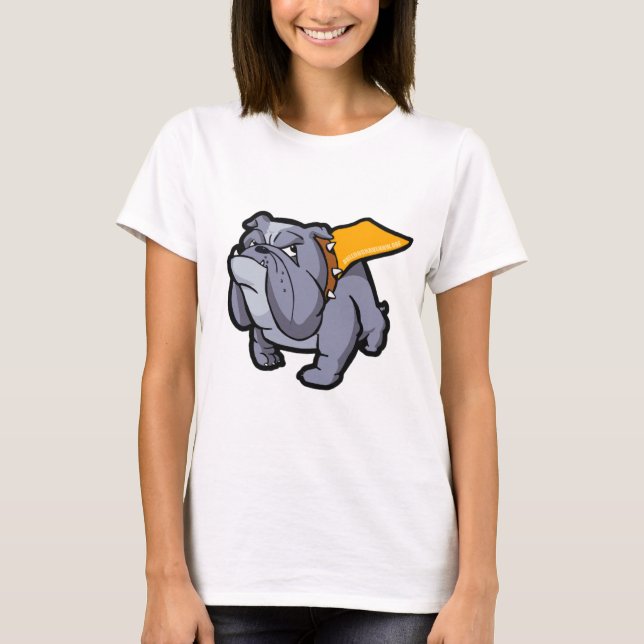 T-shirt Superbullie (par asile nanowatt de bouledogue) (Devant)