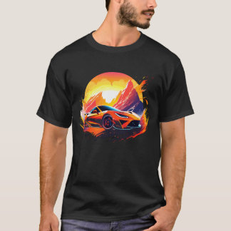 T-shirt Supercar voiture de sport exotique concept art