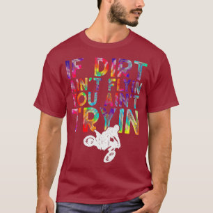 T-shirt Supercross MX Motocross Ride Funny Dirt Bike Tie