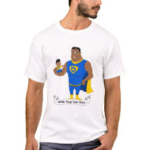 Superdad et un enfant - dessin animé