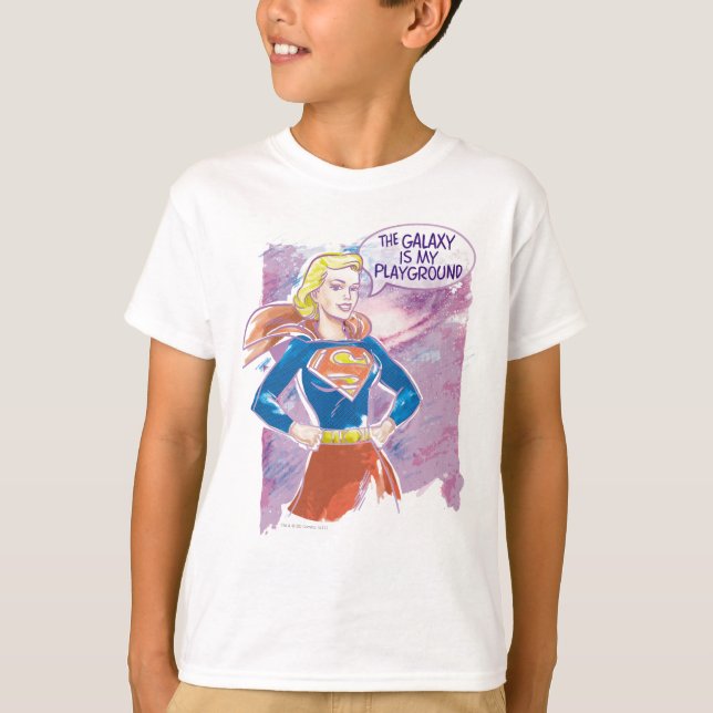 T-shirt Supergirl Galaxy (Devant)