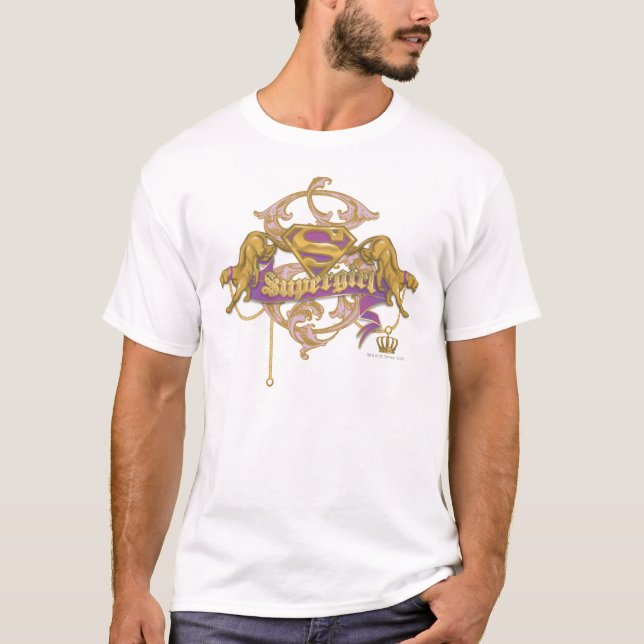 T-shirt Supergirl Golden Cat 2 (Devant)
