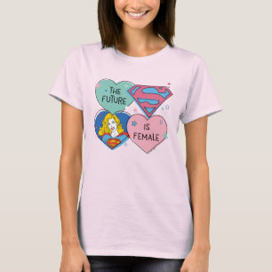 T-shirt Supergirl hors de ce monde Retro Graphisme