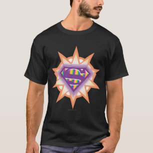 T-shirt Supergirl Orange Starburst