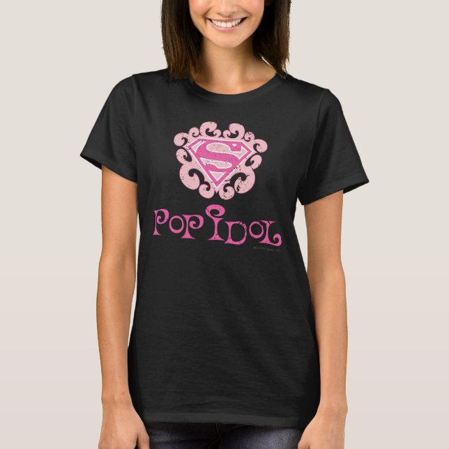 T-shirt Supergirl Pop Idol (Devant)