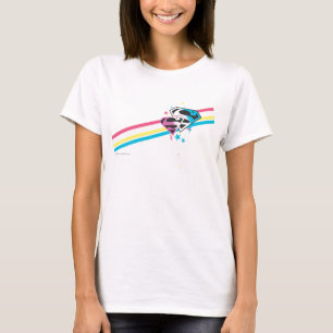 T-shirt Supergirl Rainbow Stripes
