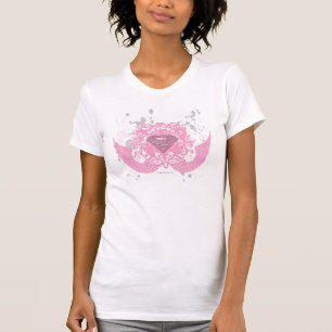 T-shirt Supergirl rose aile design