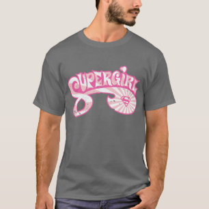T-shirt Supergirl Rose Logo Star Burn