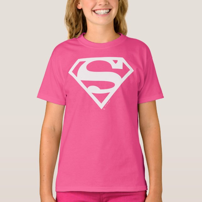 T-shirt Supergirl Solid S-Shield (Devant)