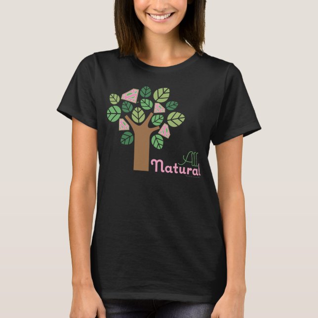 T-shirt Supergirl Tout arbre naturel (Devant)