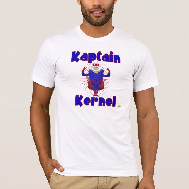 T-shirt Superhero de maïs pop kaptain (Devant)