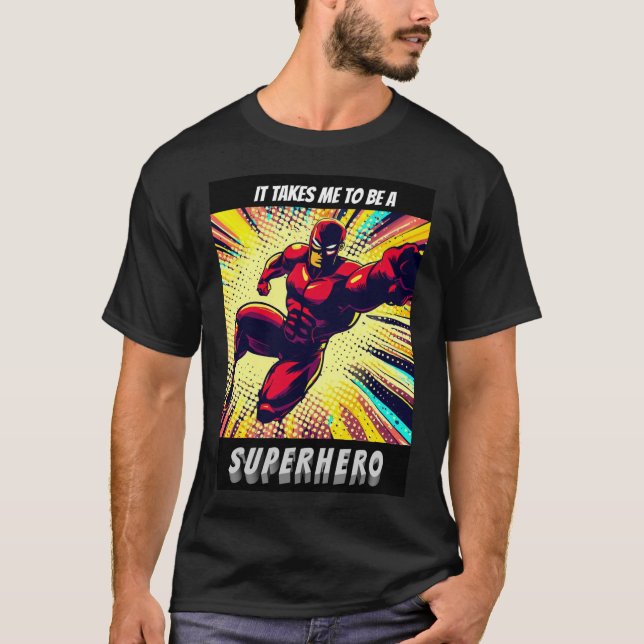 T-shirt Superhero Inspiration Tee 5 (Devant)